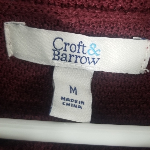 Croft & Barrow Cowl Neck Oversized Pullover Sweater. Cable Knit Hem. Size Medium - Picture 6 of 8